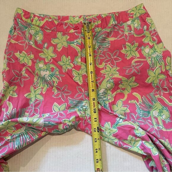 Lilly Pulitzer rocka hula monkey print pants sz 12 vintage ‘90’s - Picture 7 of 14